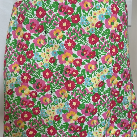 Lilly Pulitzer‎ Women’s Preppy Floral Pastel Colors Easter Spring Mini Skirt 4 - Picture 4 of 7